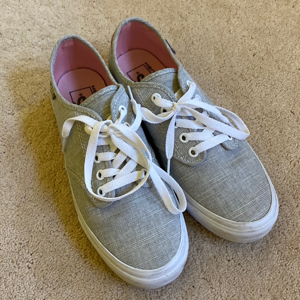 Grey Canvas Vans